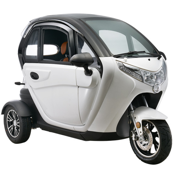 ENERBIKE TRIO CABIN - elektrická trojkolka s uzavretou kabínou - 1kW 60V 45Ah, bez vodičského 25km/h